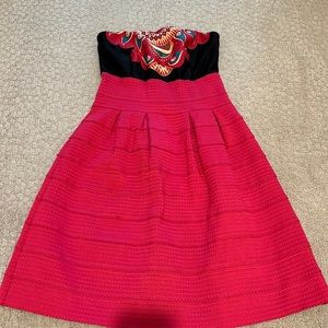 Strapless fancy dress